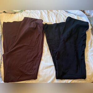 2 pair Stylish Black and Brown Women's maternity Pants